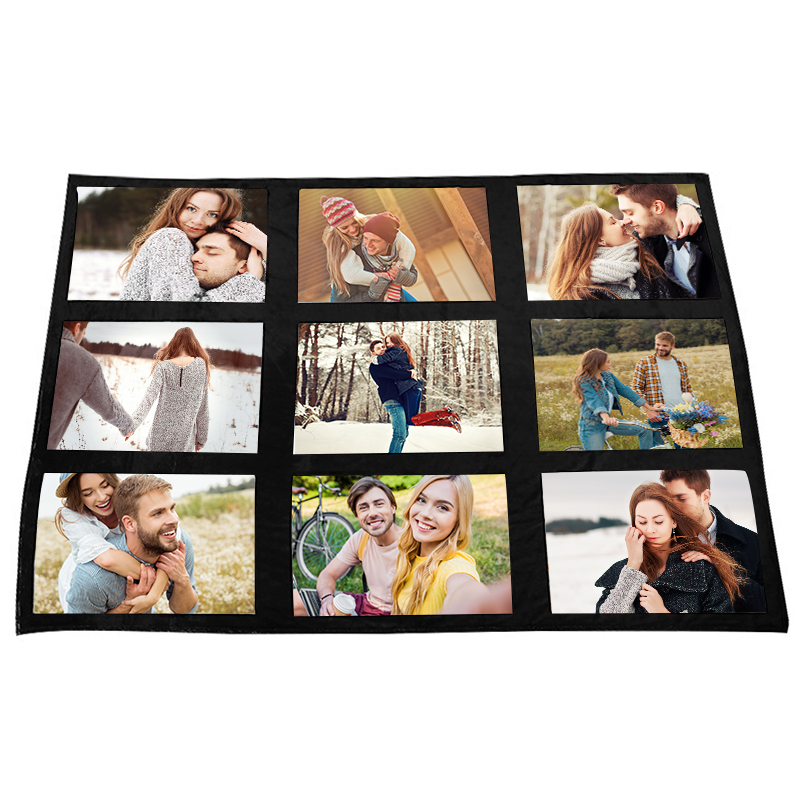 Custom Photo Collage Blanket