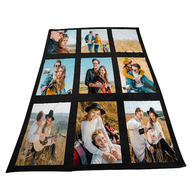 Custom Photo Collage Blanket