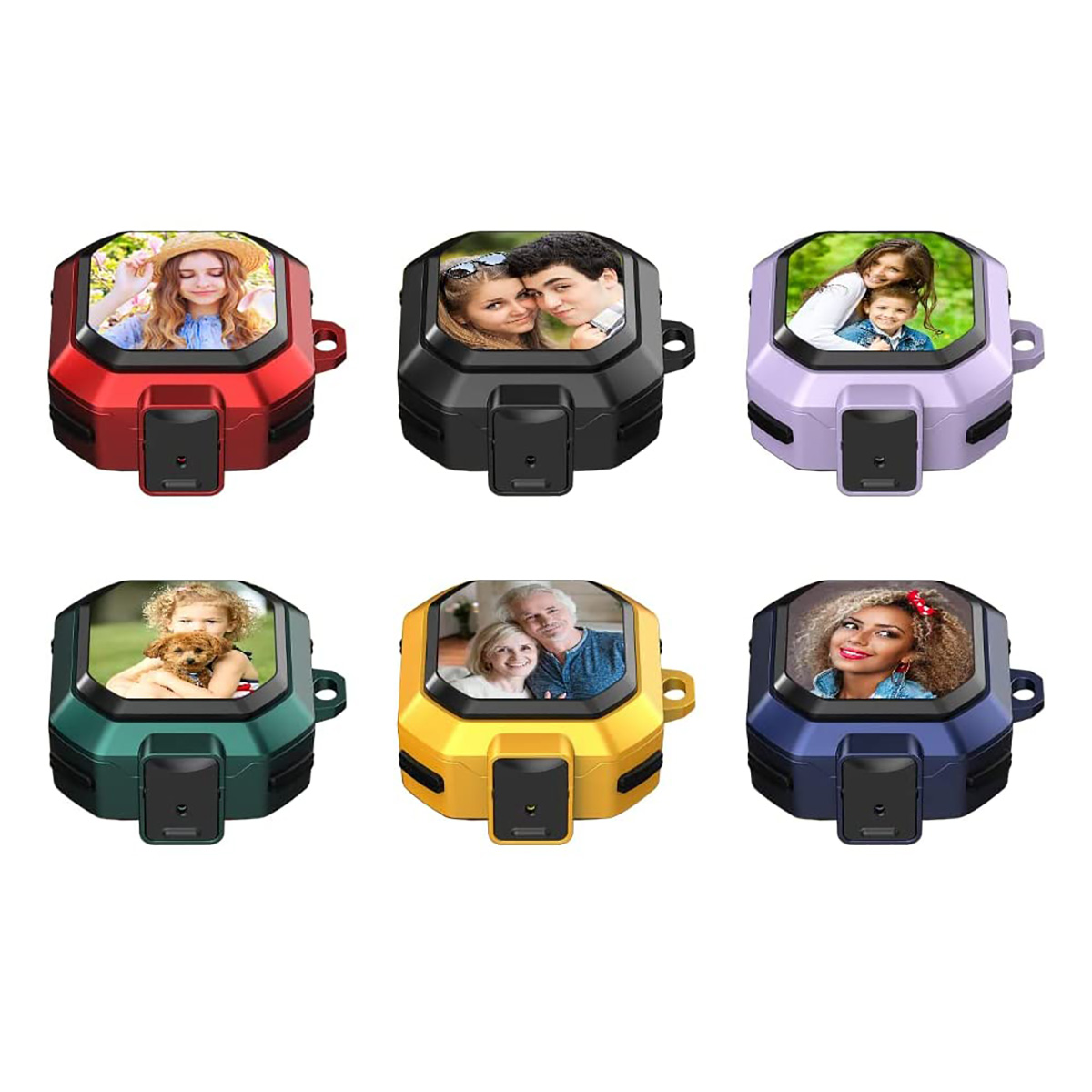 Personalized Case Compatible for Galaxy Buds Pro/ Buds2 / Buds2 Pro / Buds Live,Custom Photo Sturdy Shockproof Protective Case Gift,with Keychain