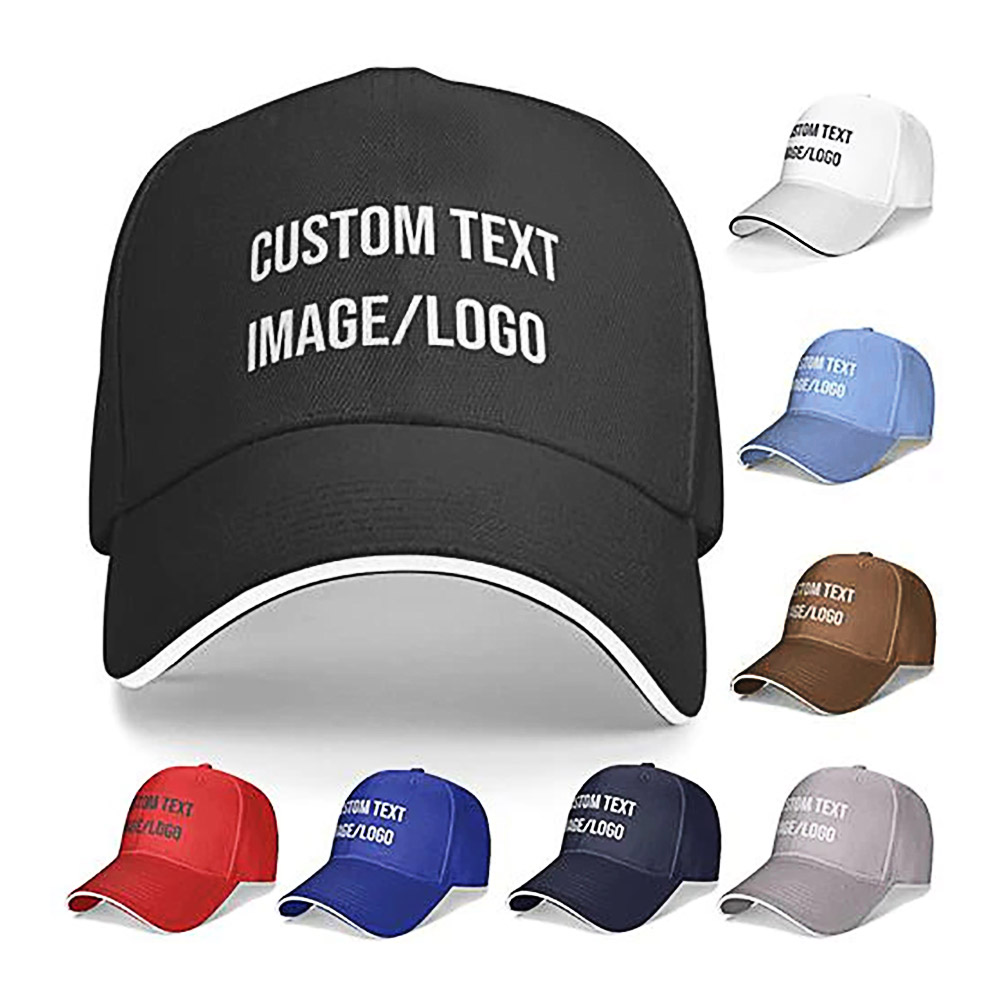 Custom Baseball Hats for Men, Women, Personalized Baseball Caps with Text/Image/Logo