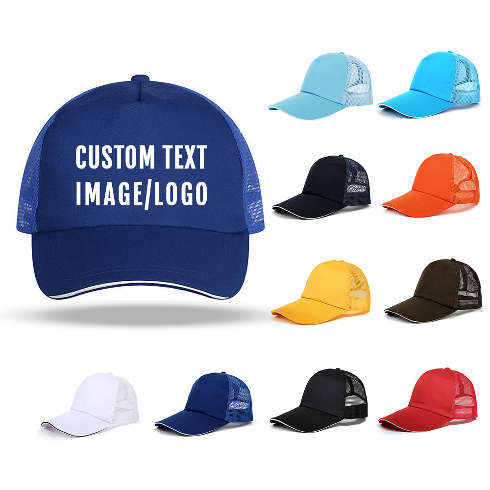 Custom Baseball Hats for Men & Women Snapback Custom Personalized Photo & Text Baseball Cap