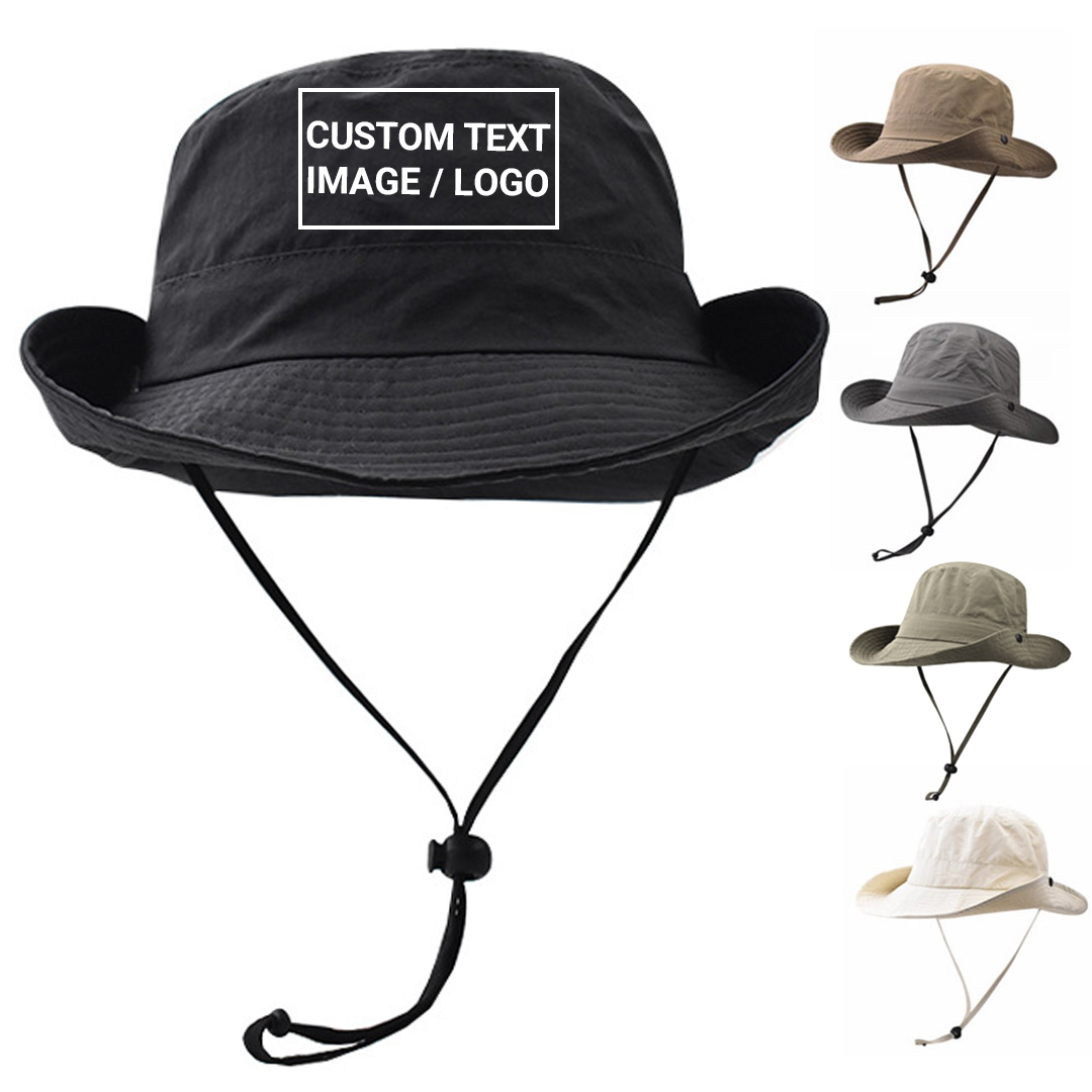 Custom Bucket Hat for Women Men, Personalized Summer Sun Hat Customized Fisherman Cap Design Your own for Summer Beach Travel