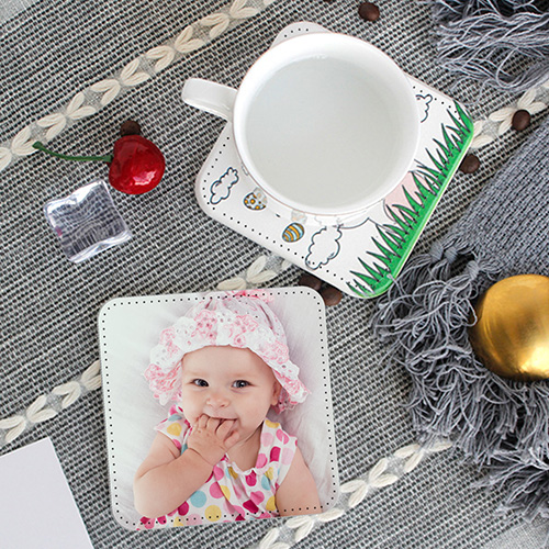 Personalized Coasters,Custom Coaster,Leather,Add Your Image