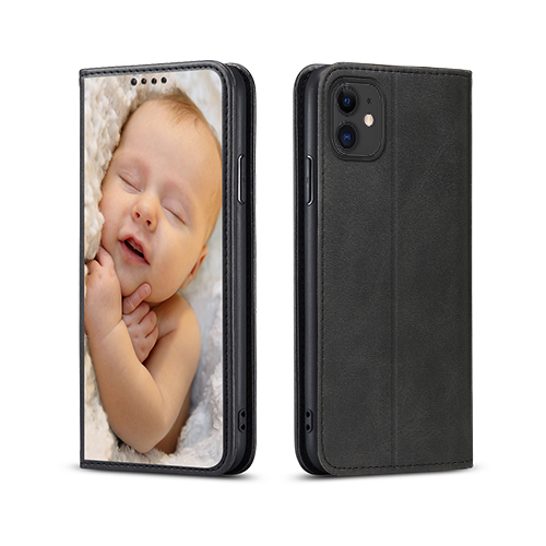 Custom for iPhone 11 Flip Wallet Case