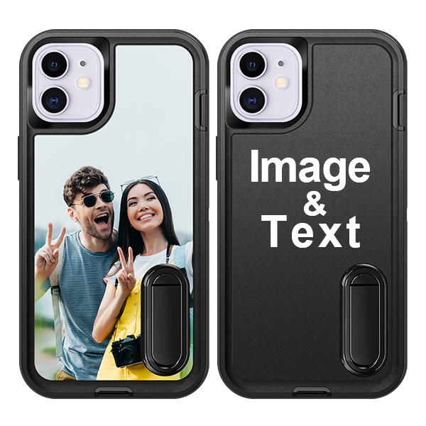 Custom for iPhone 11 Bracket Shockproof Case