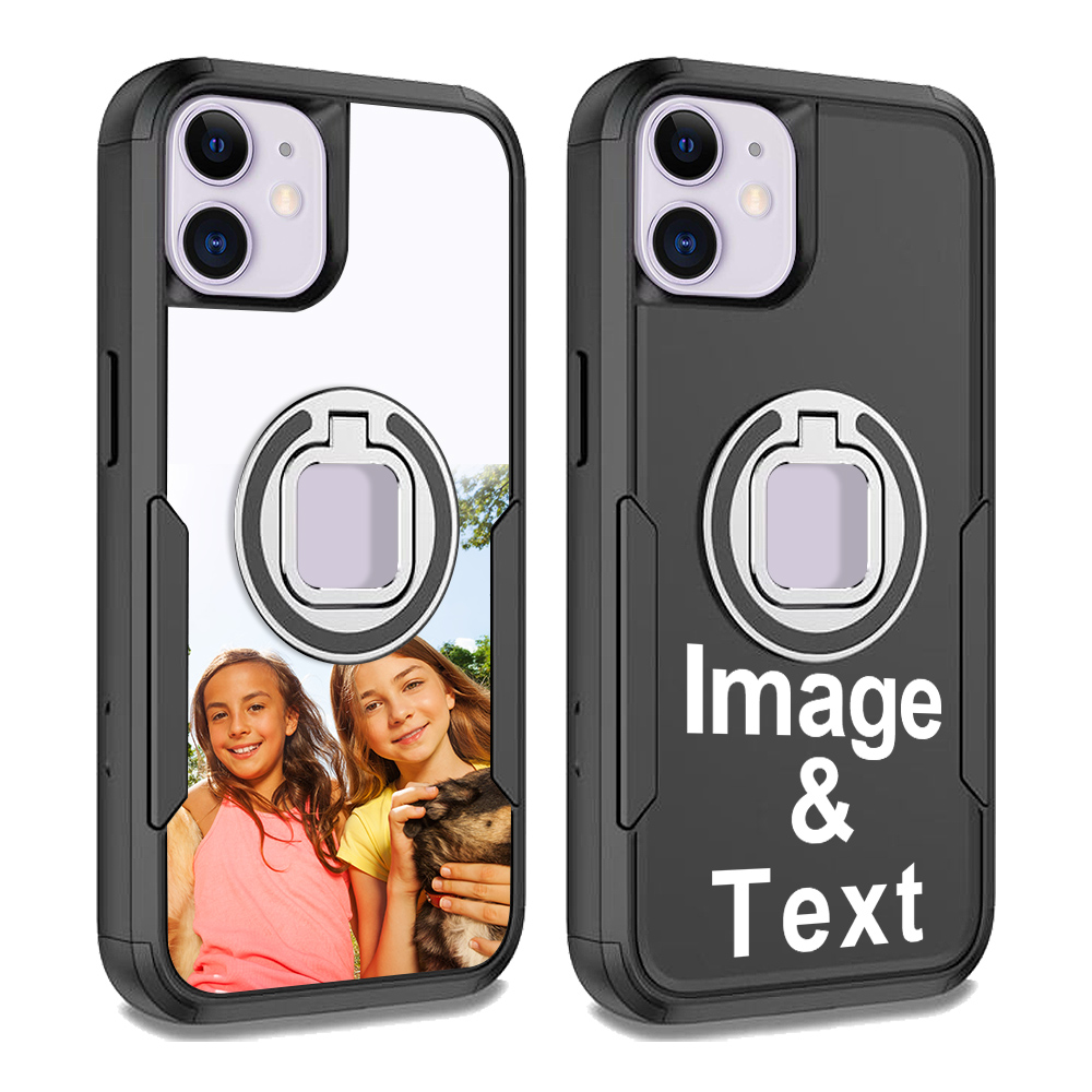 Custom for iPhone 11 Ring Holder Shockproof Case