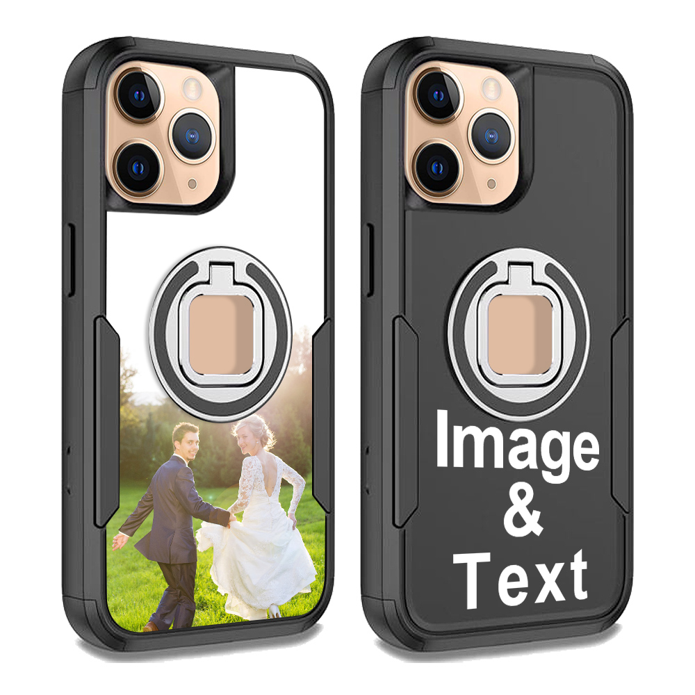 Custom for iPhone 11 Pro Ring Holder Shockproof Case