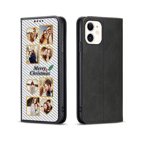Custom for iPhone 12 Flip Wallet Case