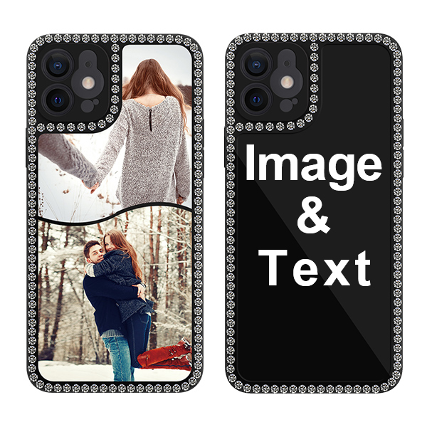 Custom for iPhone 12 Bling Rhinestone Case