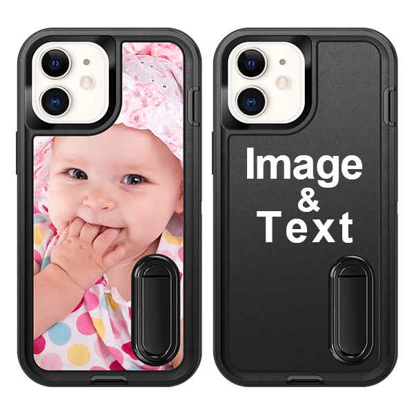 Custom for iPhone 12 Bracket Shockproof Case