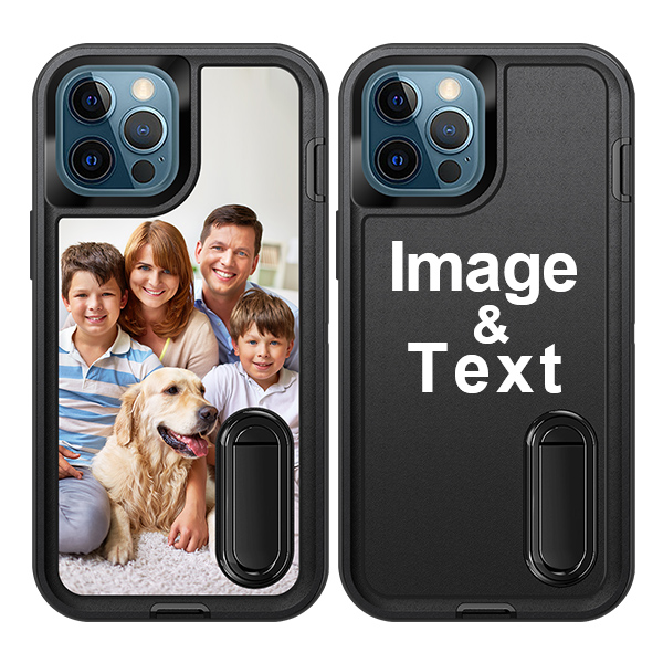 Custom for iPhone 12 Pro Bracket Shockproof Case