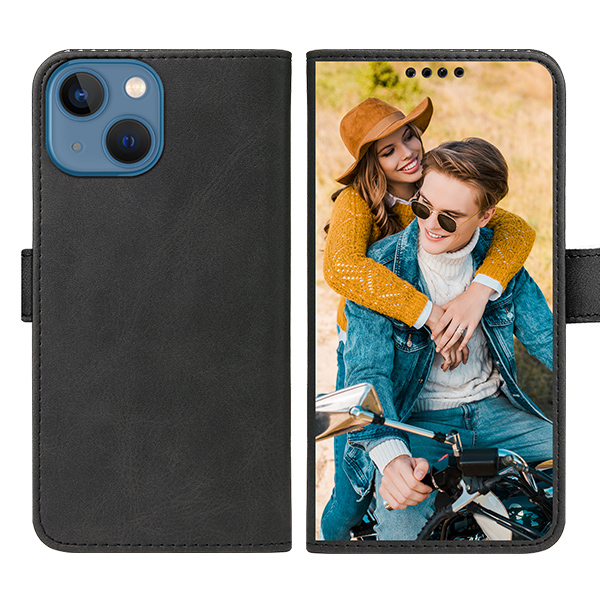Custom for iPhone 13 Mini Flip Wallet Case