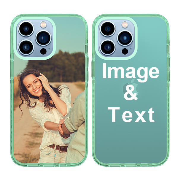 Custom for iPhone 13 Pro Colorful Impact Case