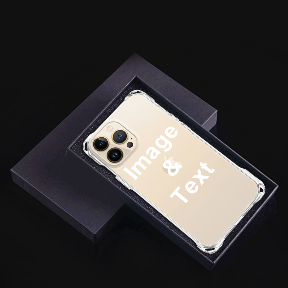 Custom for iPhone 13 Pro Max Clear Slim Lanyard Case