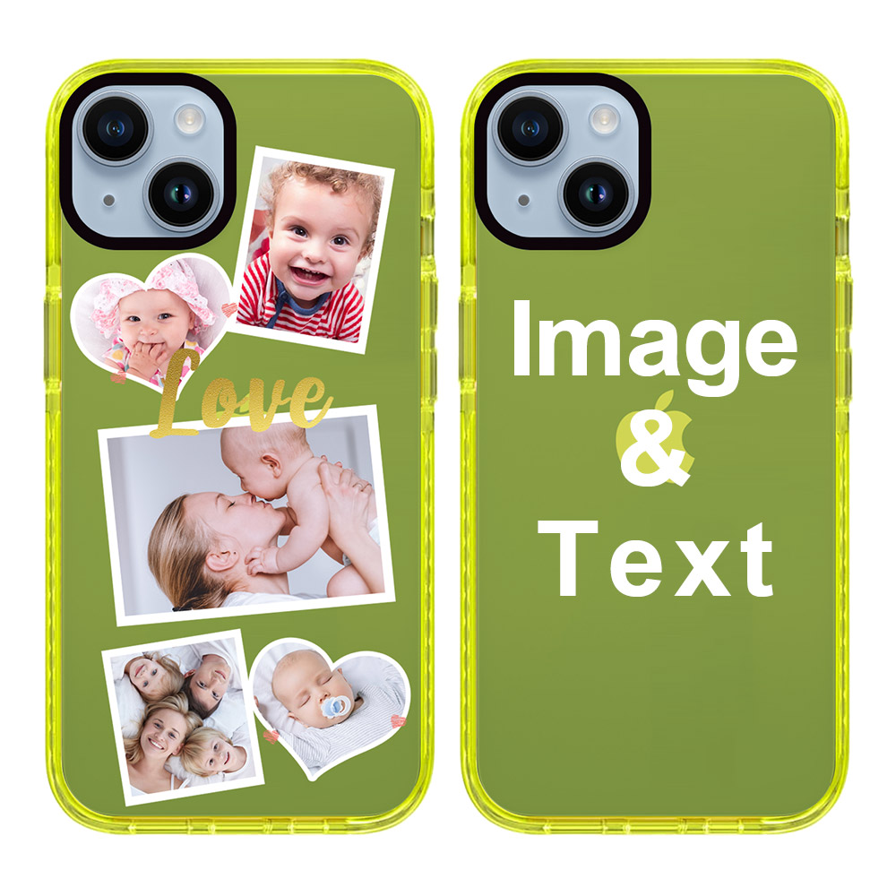 Custom for iPhone 14 Plus Colorful Impact Case