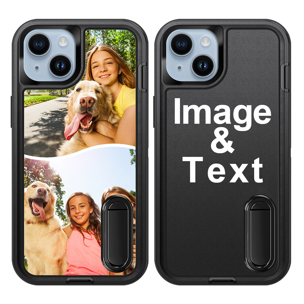 Custom for iPhone 14 Plus Bracket Shockproof Case