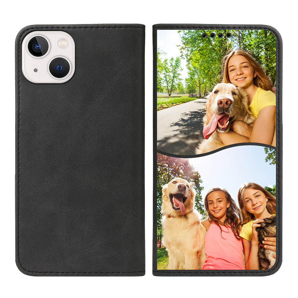 Custom for iPhone 15 Flip Wallet Case