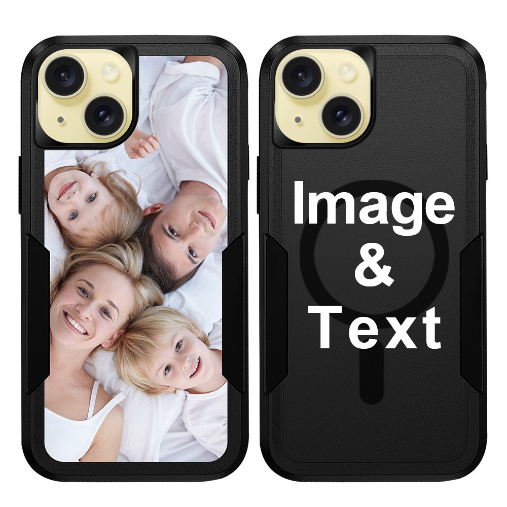 Custom for iPhone 15 Dual Shock MagSafe Case