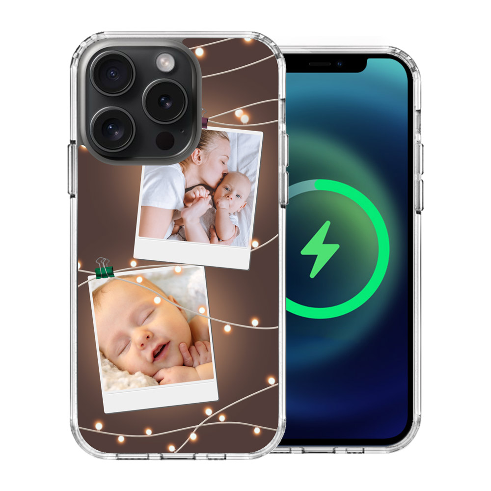 Custom for iPhone 15 Pro Anti Shock MagSafe Case