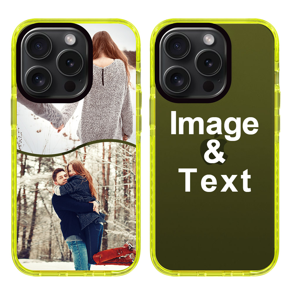 Custom for iPhone 15 Pro Colorful Impact Case
