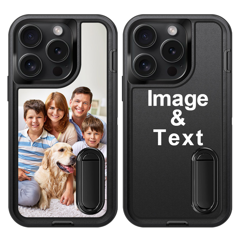 Custom for iPhone 15 Pro Bracket Shockproof Case