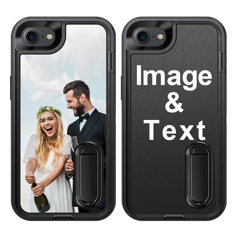 Custom for iPhone 7 Bracket Shockproof Case