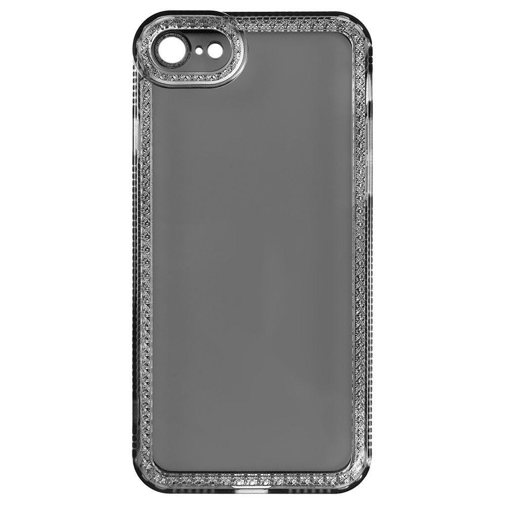 Custom for iPhone 8 Clear Rhinestone Case