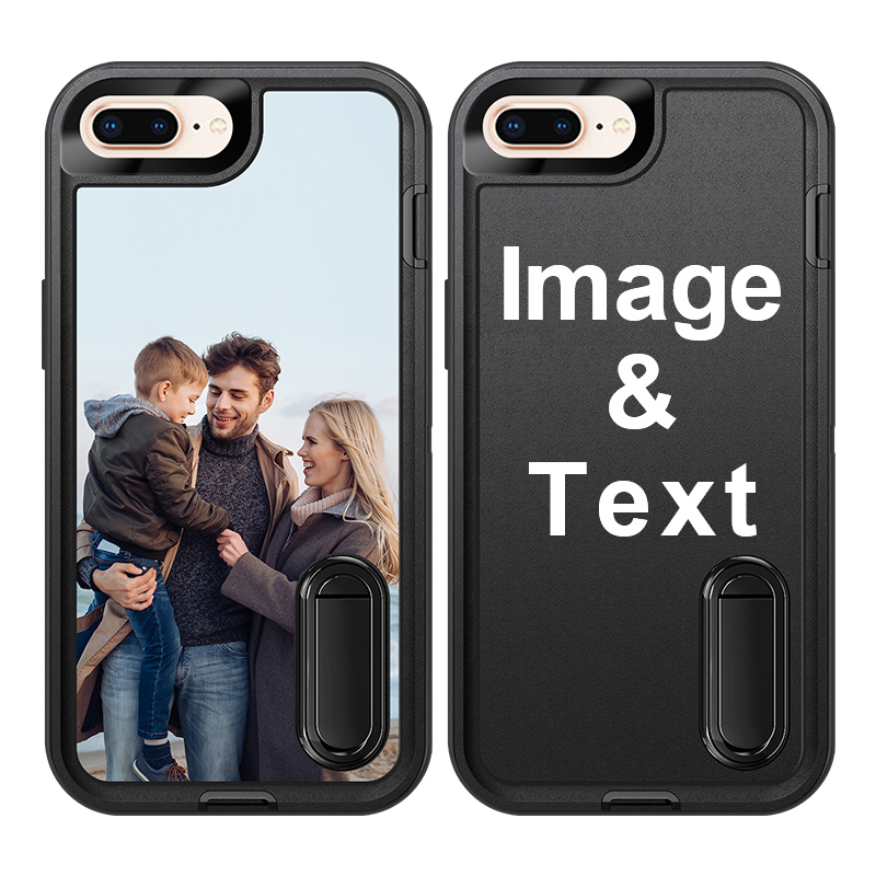 Custom for iPhone 8 Plus Bracket Shockproof Case