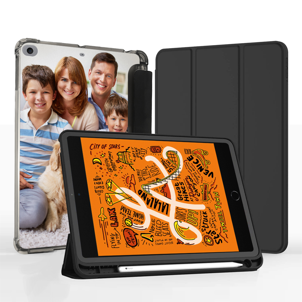 Custom Silicone Case with Pencil Holder for iPad Mini (5th/4th Gen)