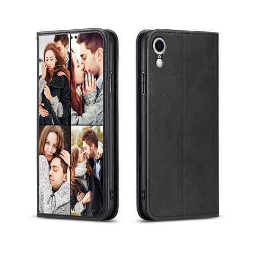 Custom for iPhone XR Flip Wallet Case
