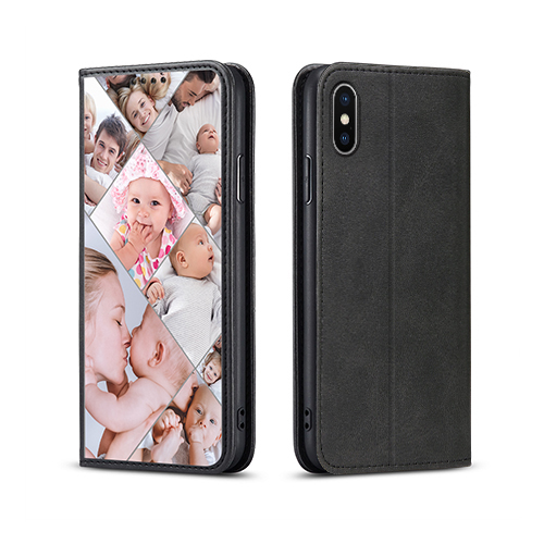 Custom for iPhone XS Max Flip Wallet Case