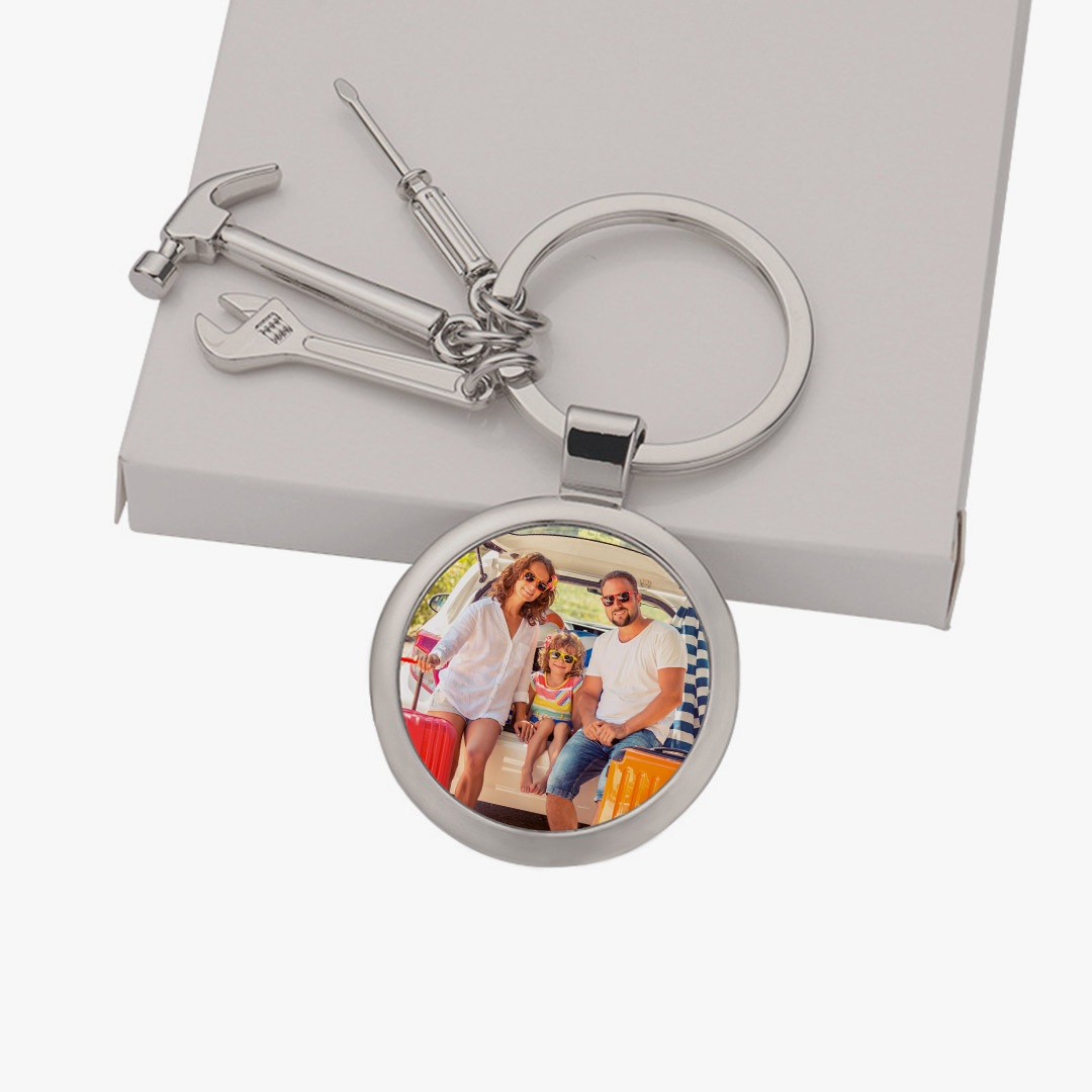 Custom Dad Keychain Key Rings