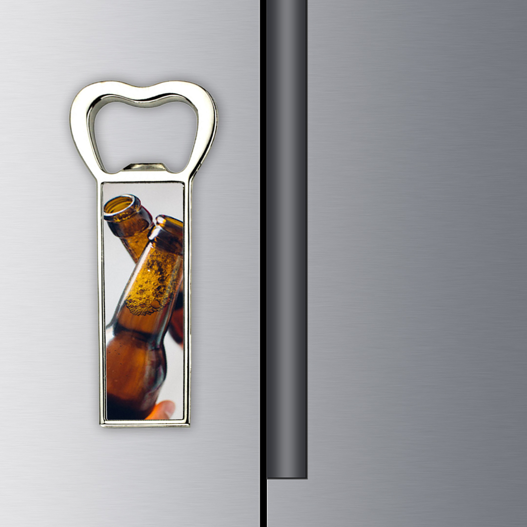 Custom Photo Metal Bottle Opener Magnets