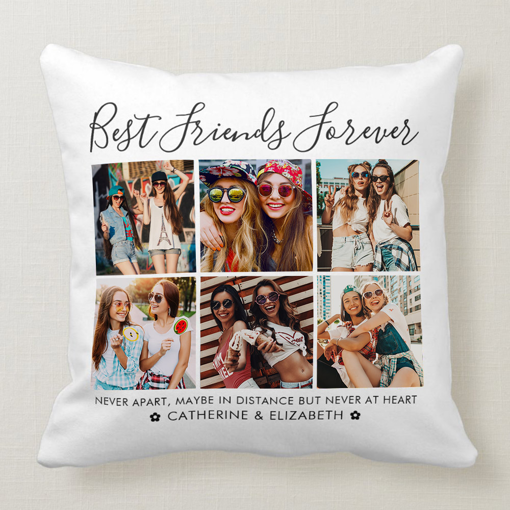 Custom Pillow,Photo Pillowcase - Optional Pillow Insert, Design Throw Pillow with Photo Text, Custom Pet Pillow