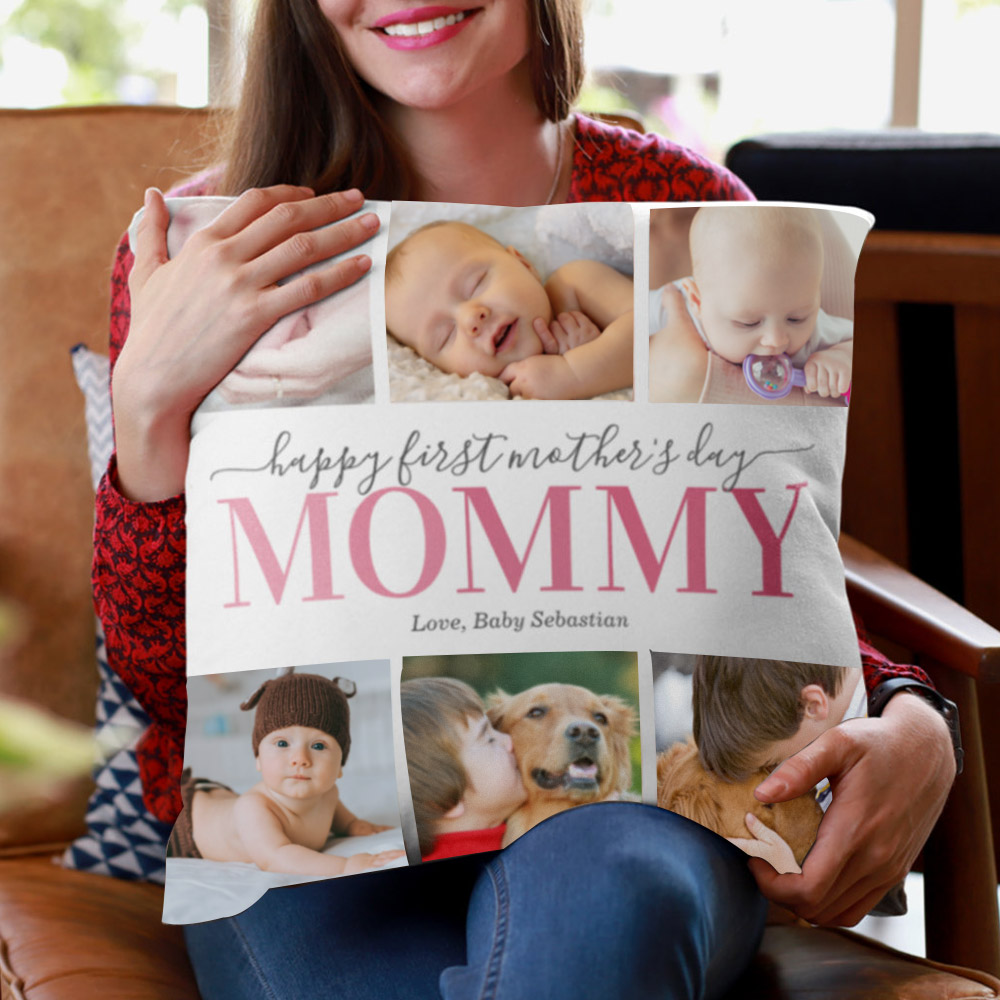 Custom Pillow,Photo Pillowcase - Optional Pillow Insert, Design Throw Pillow with Photo Text, Custom Pet Pillow