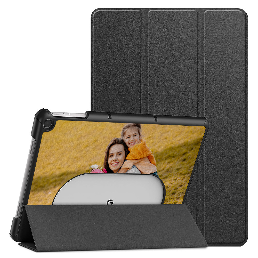 Custom Trifold Stand Case for Pixel Tablet Slim Hard Shell Protective Cover Works with Charging Speaker Dock for Google Pixel Tablet 11