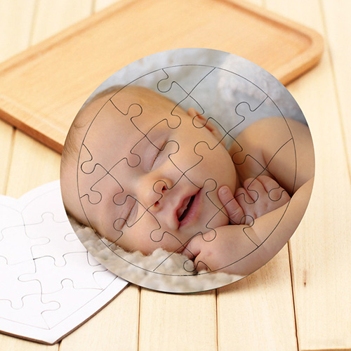 Custom Jigsaw Puzzles Round