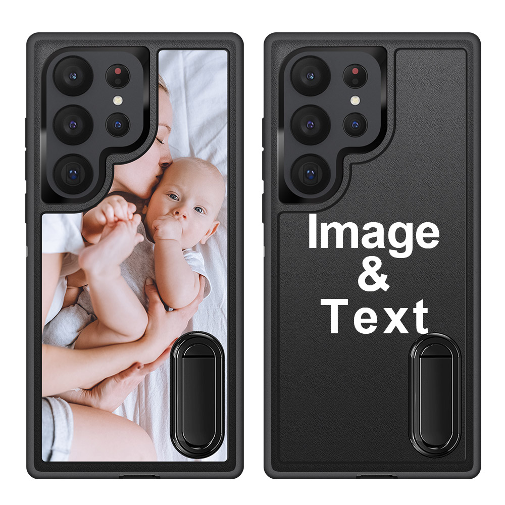 Custom for Galaxy S23 Ultra 5G Bracket Shockproof Case