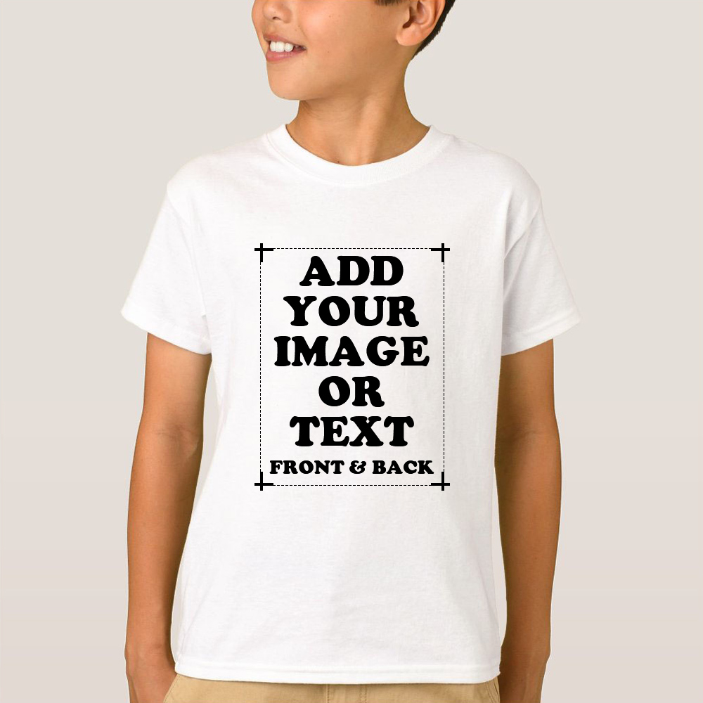 Custom Kid's Modal Short Sleeve T-Shirt