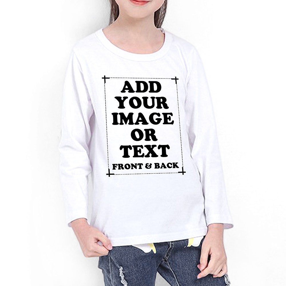 Custom Kid's Modal Long Sleeve T-Shirt