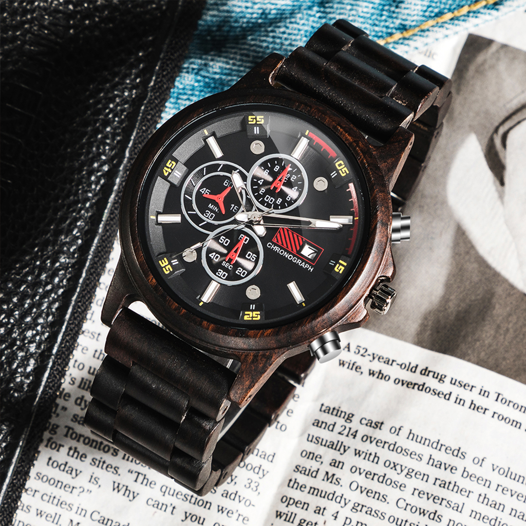 Personalized Text Wooden Watches [1010]