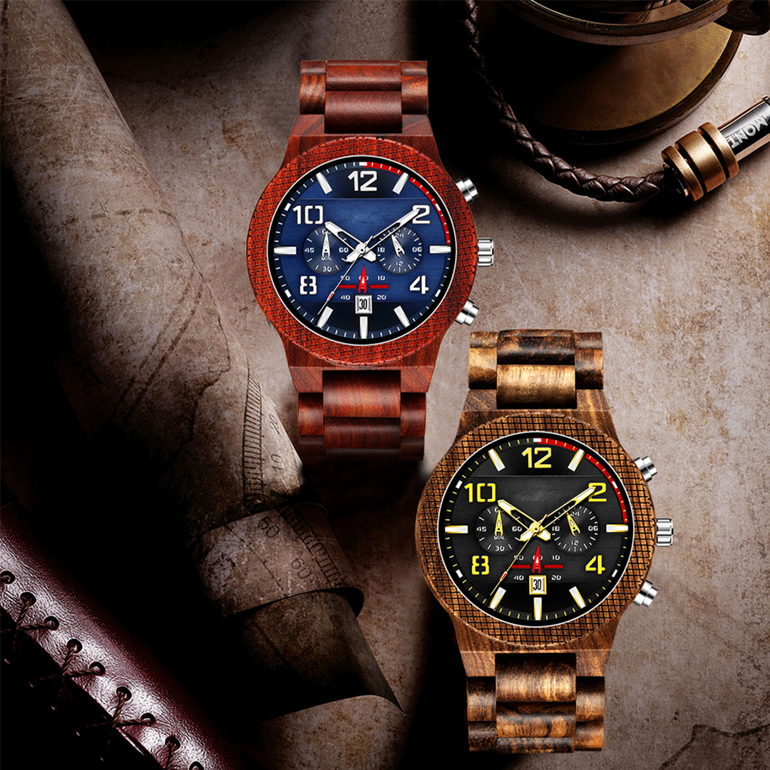 Personalized Text Wooden Watches [1015]