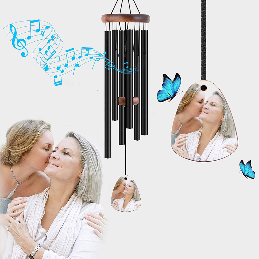 Custom Photo Memorial Wind Chimes